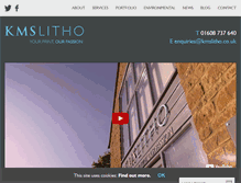 Tablet Screenshot of kmslitho.co.uk